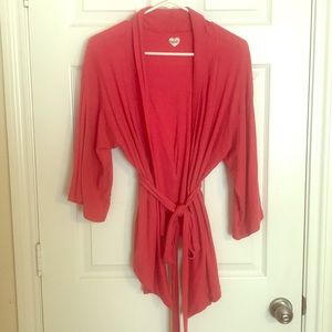 Cute cardigan, super soft, and great Summer color!